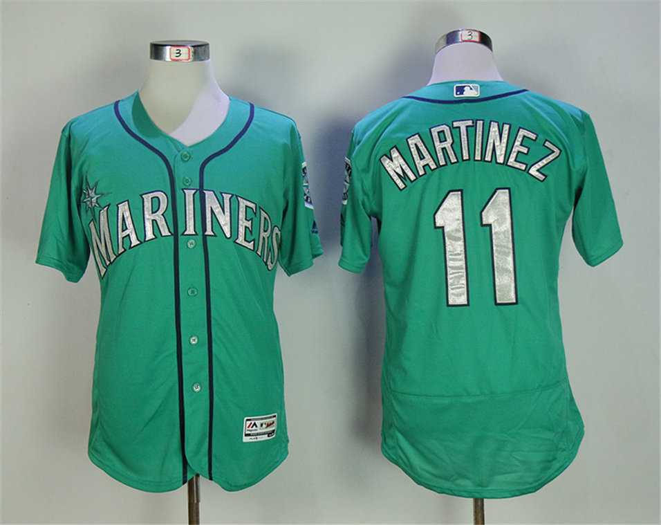Seattle Mariners #11 Edgar Martinez Green Flexbase Jersey,We sell and wholesale Seattle Mariners #11 Edgar Martinez Green Flexbase Jersey on line form chian!